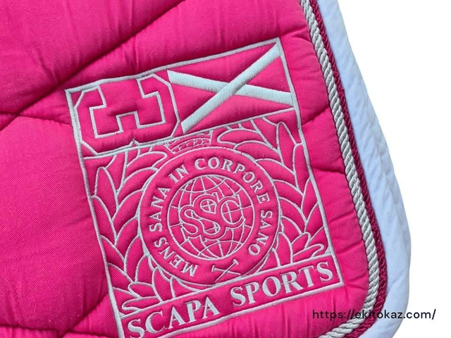Tapis de selle SCAPA rose (PC1003)